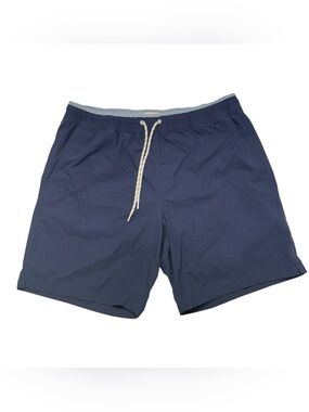 J.Crew Men’s Navy Blue Drawstring/Elastic Swim Trunks Size L